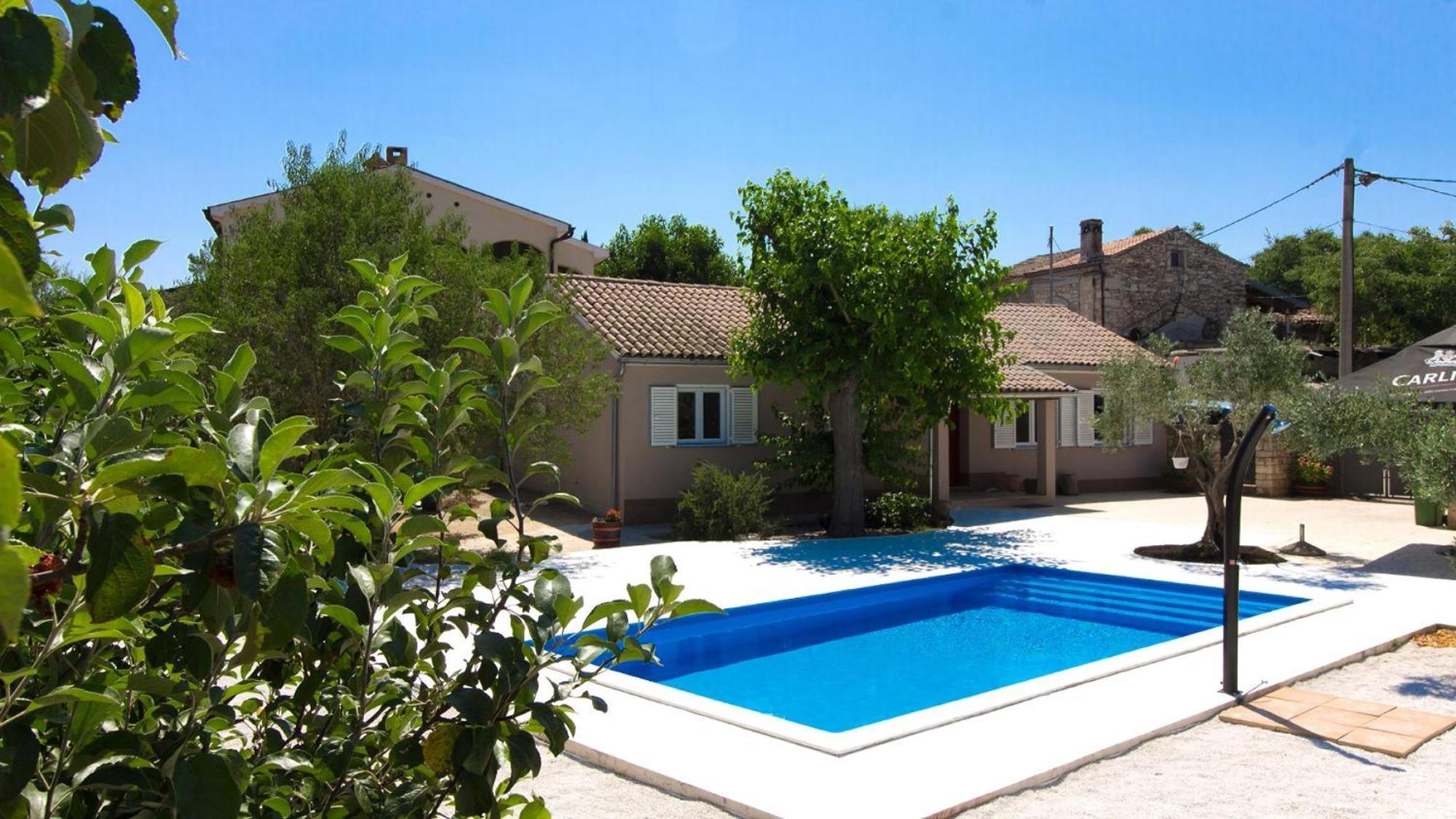 Ferienhaus Aqua Mit Pool Jadreški Eksteriør billede
